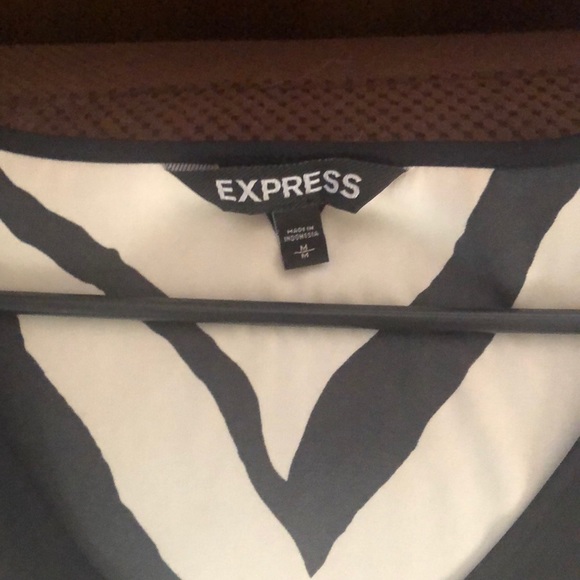 Express zebra print dress top - Picture 4 of 4